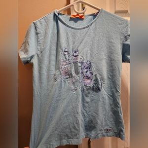 Vintage History Iceberg Sylvester Tee Shirt Color blue size L great condition